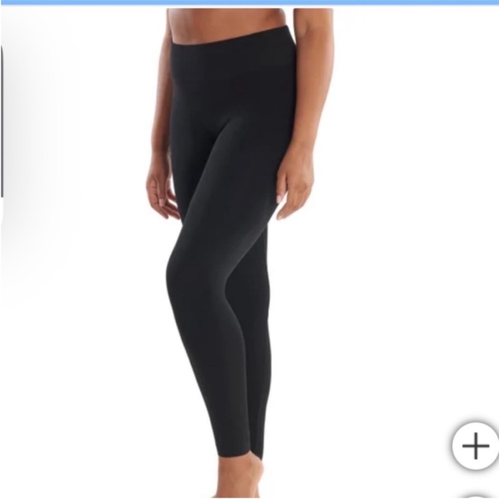 Two (2) Pairs Lemon Fleece Lined Leggings Black Size Small - Picture 3 of 9